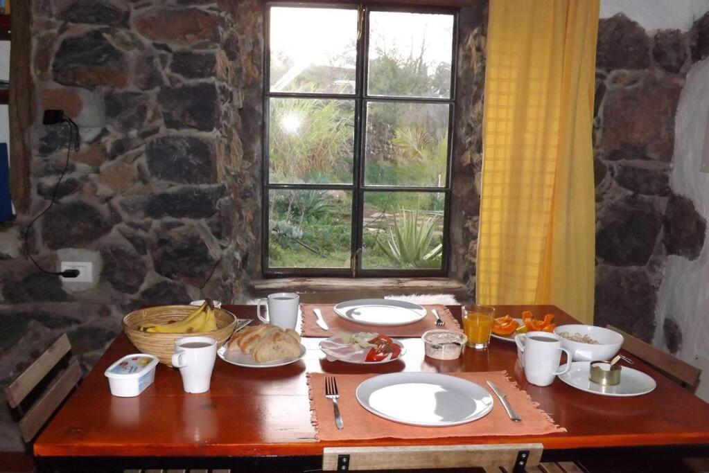 Casita En El Campo Con Vista Al Oceano Villa Tijarafe Exterior foto