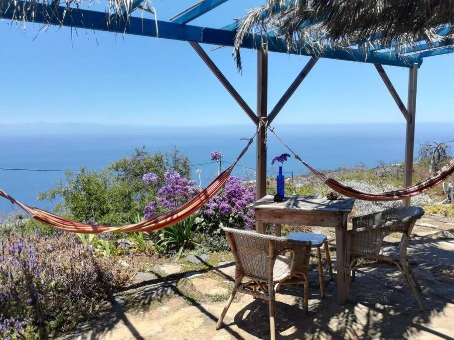 Casita En El Campo Con Vista Al Oceano Villa Tijarafe Exterior foto