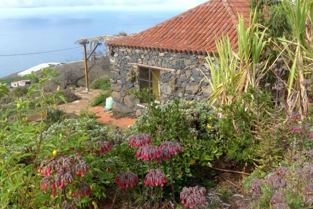 Casita En El Campo Con Vista Al Oceano Villa Tijarafe Exterior foto