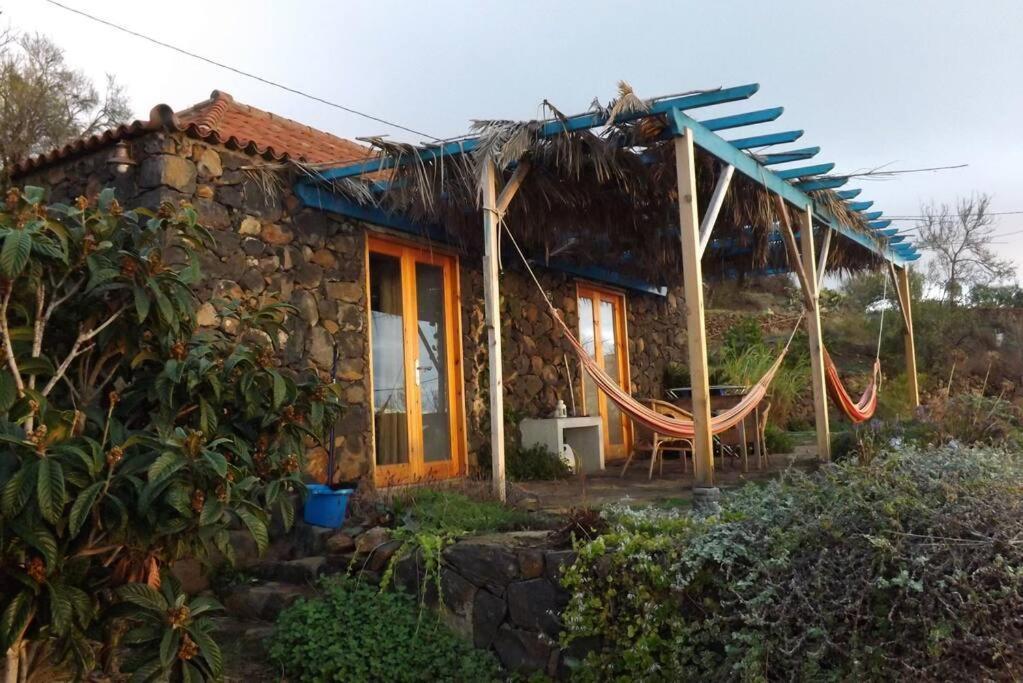 Casita En El Campo Con Vista Al Oceano Villa Tijarafe Exterior foto