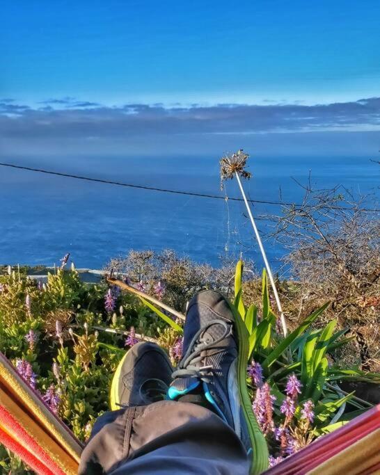 Casita En El Campo Con Vista Al Oceano Villa Tijarafe Exterior foto